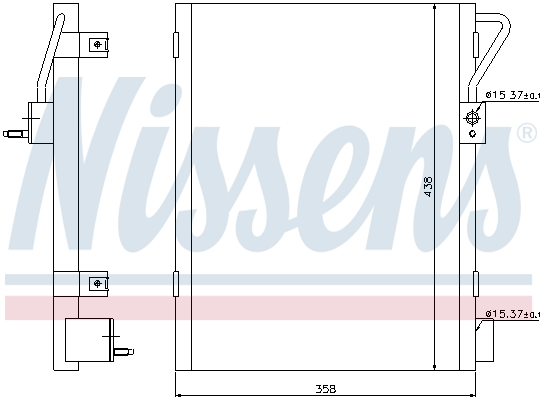 NISSENS 940019 кондензатор,...