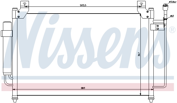 NISSENS 940049 кондензатор,...