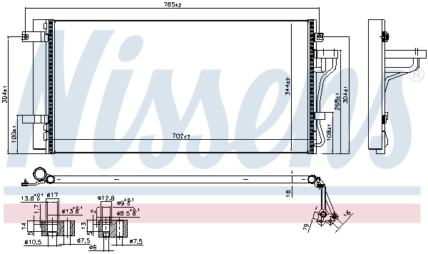 NISSENS 940099 кондензатор,...