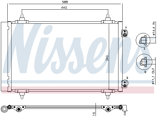 NISSENS 940111 ** FIRST FIT...