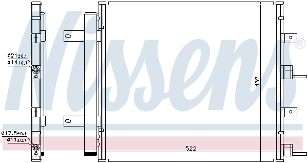 NISSENS 940117 кондензатор,...