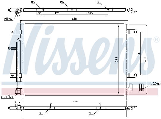 NISSENS 940139 кондензатор,...