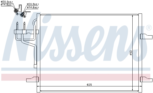 NISSENS 940144 кондензатор,...