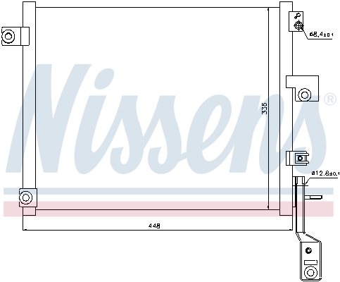 NISSENS 940171 кондензатор,...