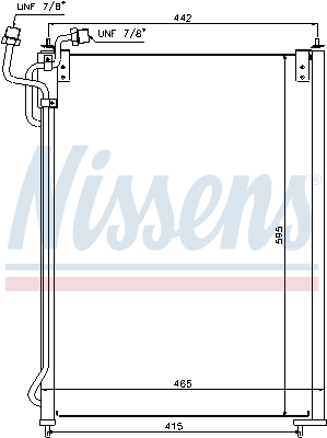 NISSENS 940180 кондензатор,...