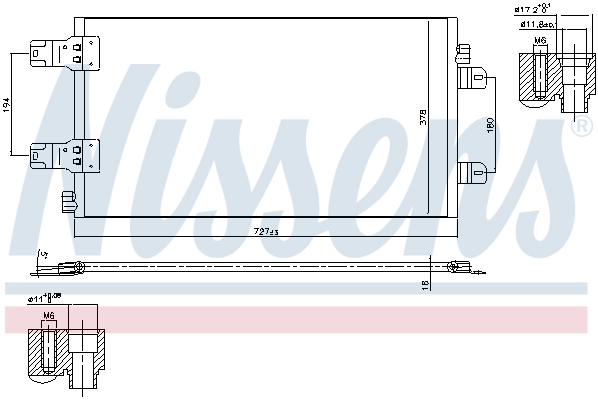 NISSENS 940186 кондензатор,...