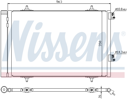 NISSENS 940189 кондензатор,...