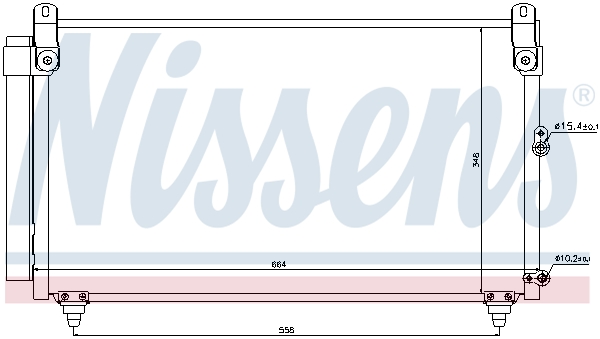 NISSENS 940191 кондензатор,...