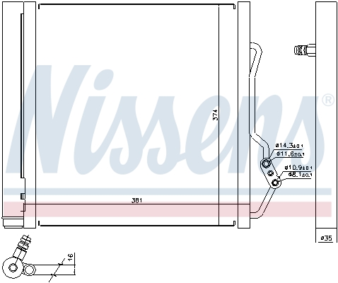 NISSENS 940192 кондензатор,...