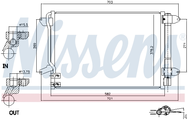 NISSENS 940238 ** FIRST FIT...