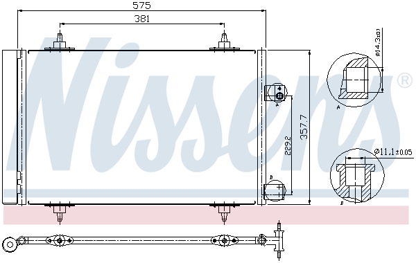 NISSENS 940239 ** FIRST FIT...