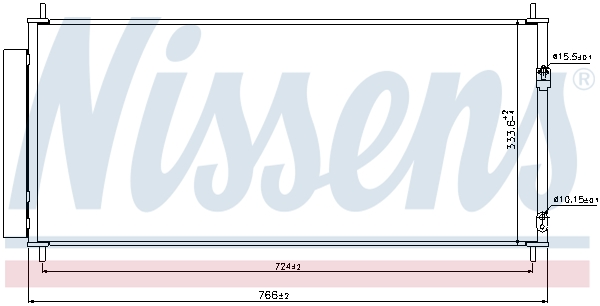 NISSENS 940240 кондензатор,...