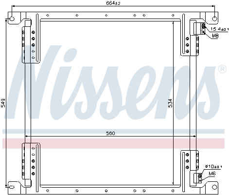 NISSENS 940242 кондензатор,...