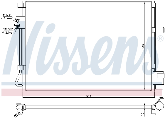 NISSENS 940248 кондензатор,...