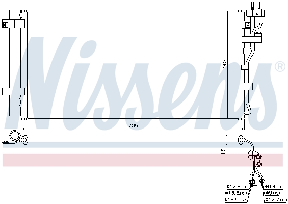 NISSENS 940260 кондензатор,...