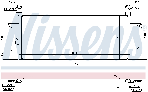 NISSENS 940264 кондензатор,...