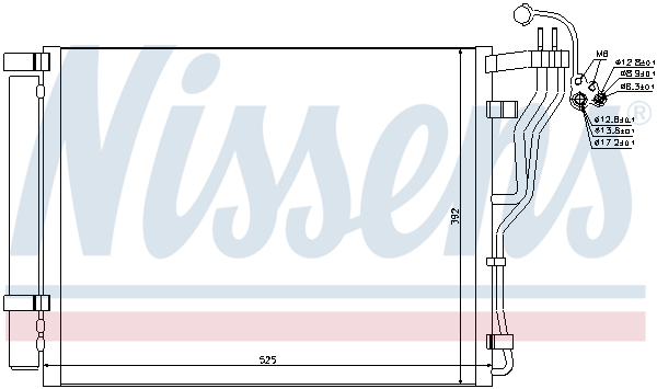 NISSENS 940273 кондензатор,...