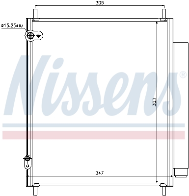 NISSENS 940284 кондензатор,...