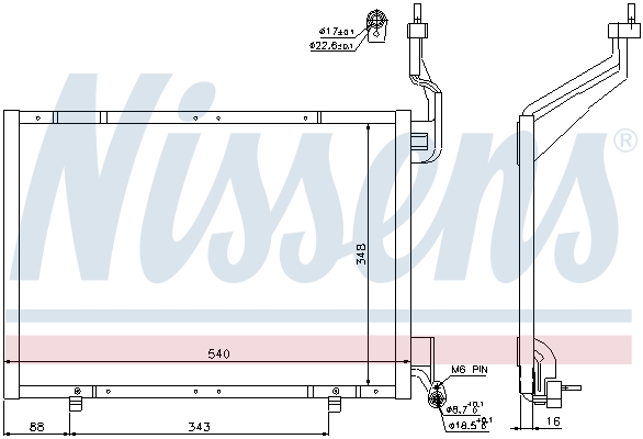 NISSENS 940287 кондензатор,...