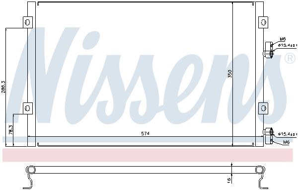 NISSENS 940289 кондензатор,...