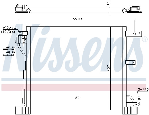 NISSENS 940338 кондензатор,...