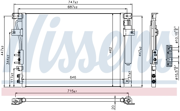 NISSENS 940348 ** FIRST FIT...