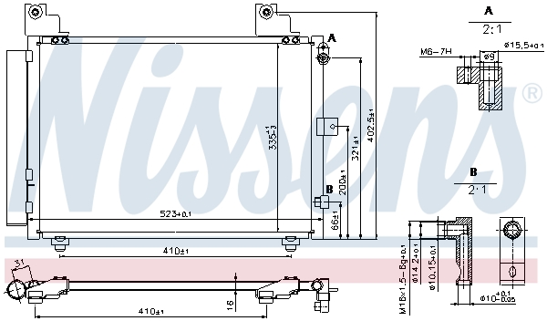 NISSENS 940359 кондензатор,...