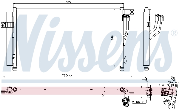 NISSENS 940360 кондензатор,...