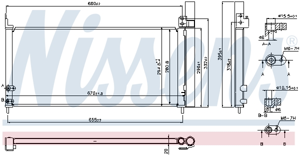 NISSENS 940361 кондензатор,...