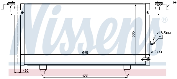 NISSENS 940399 кондензатор,...