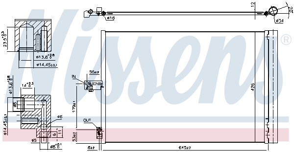 NISSENS 940420 кондензатор,...