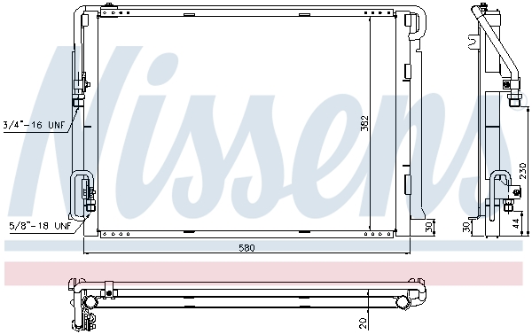 NISSENS 940422 кондензатор,...