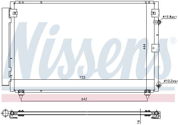 NISSENS 940433 кондензатор,...