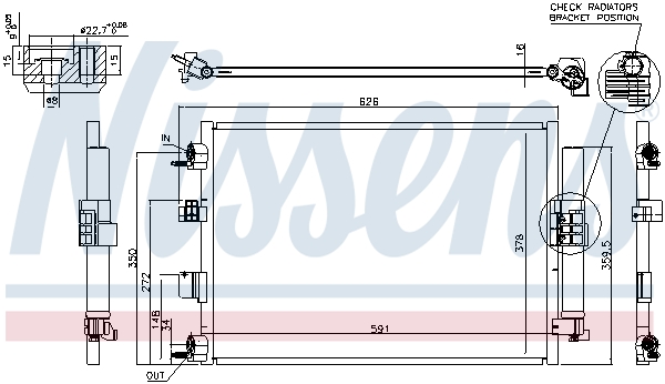 NISSENS 940463 ** FIRST FIT...