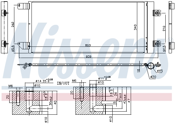 NISSENS 940495 кондензатор,...