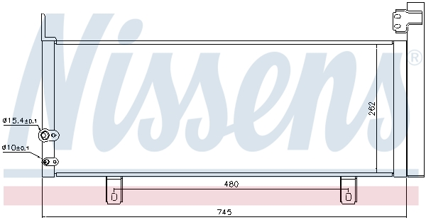 NISSENS 940499 кондензатор,...