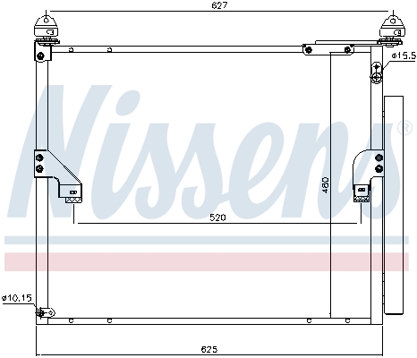 NISSENS 940508 кондензатор,...