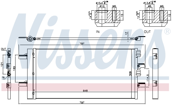 NISSENS 940509 кондензатор,...