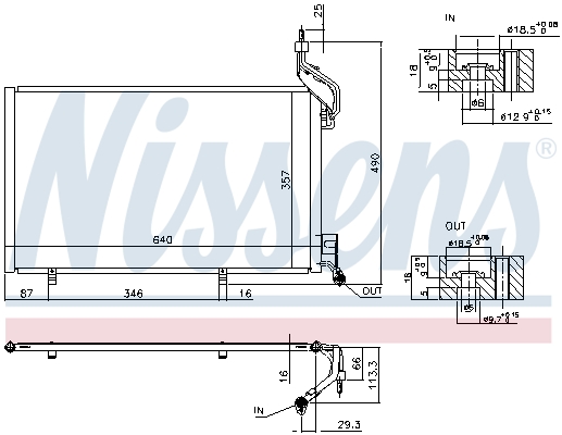 NISSENS 940515 кондензатор,...