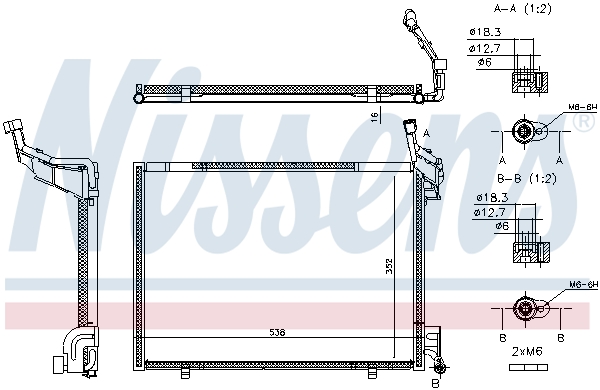 NISSENS 940525 кондензатор,...