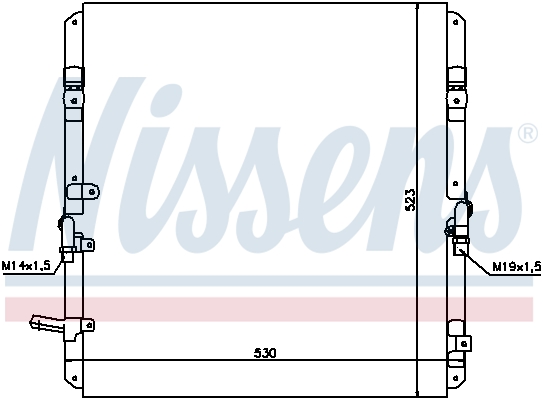 NISSENS 94053 кондензатор,...