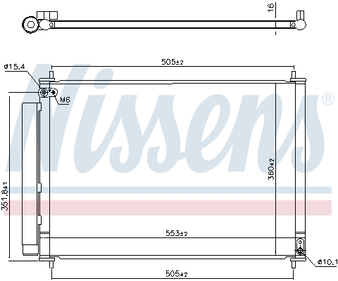 NISSENS 940537 кондензатор,...