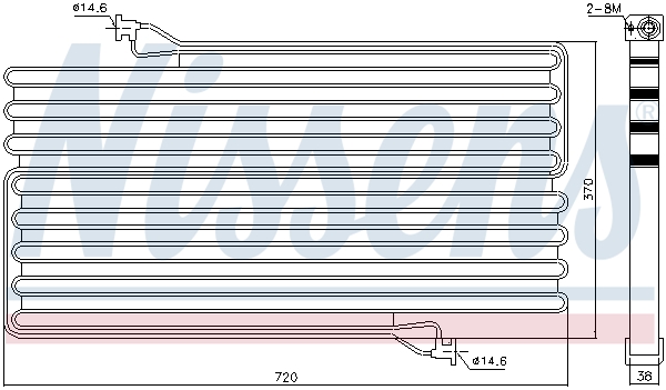 NISSENS 940549 кондензатор,...