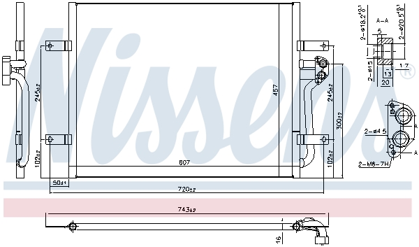 NISSENS 940585 кондензатор,...