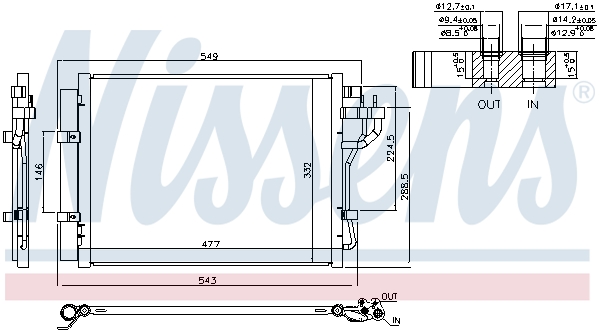 NISSENS 940592 ** FIRST FIT...