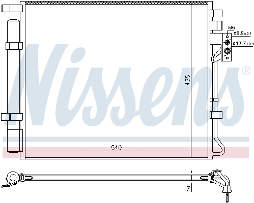 NISSENS 940594 кондензатор,...