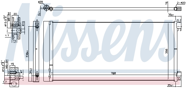 NISSENS 940596 ** FIRST FIT...