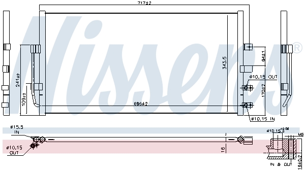 NISSENS 940602 кондензатор,...