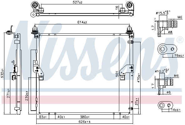 NISSENS 940617 кондензатор,...