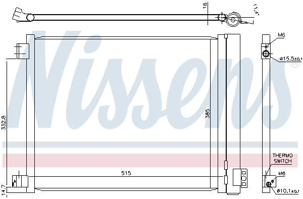 NISSENS 940624 кондензатор,...